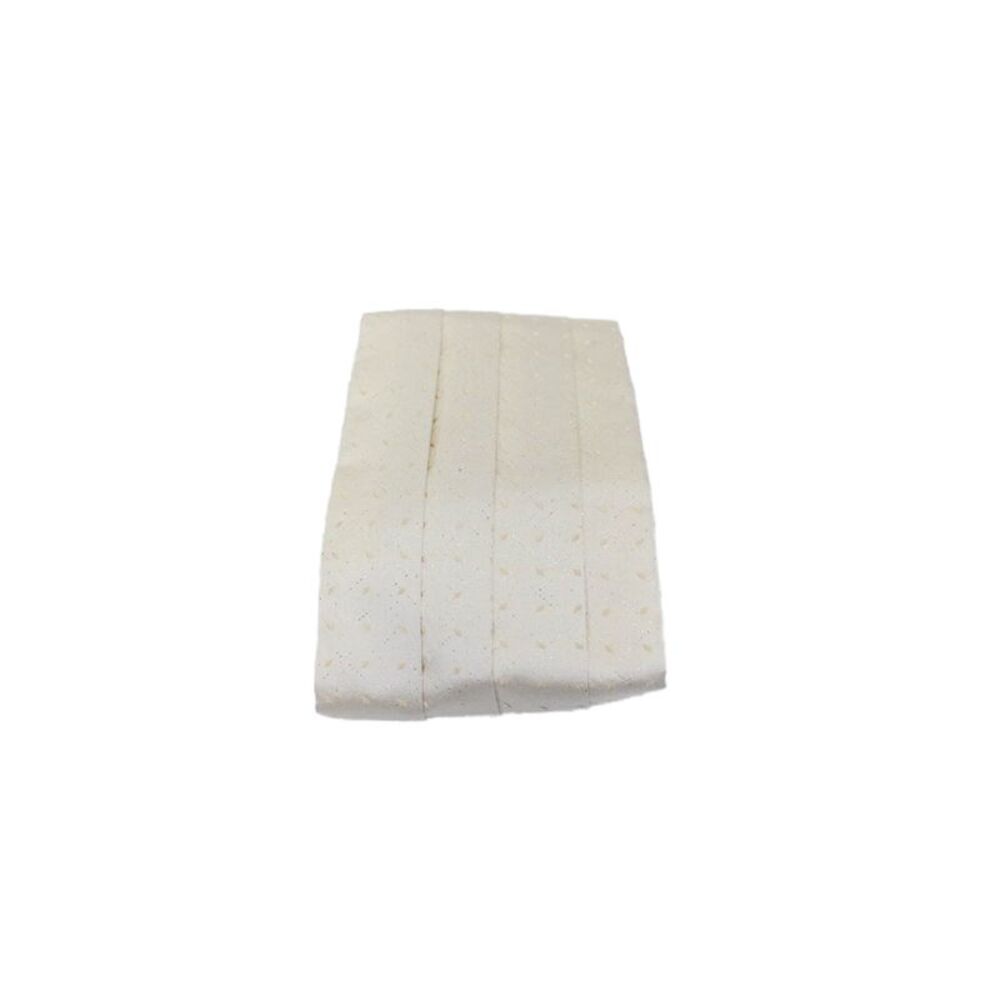 Domenico Vacca Mens Silk Diamond Print Pleated Cummerbund Beige Size Medium